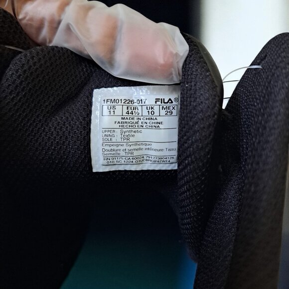 Fila Men’s Everge High-tops Black Orange Yellow Blue Size 11 NWOT - Picture 13 of 15